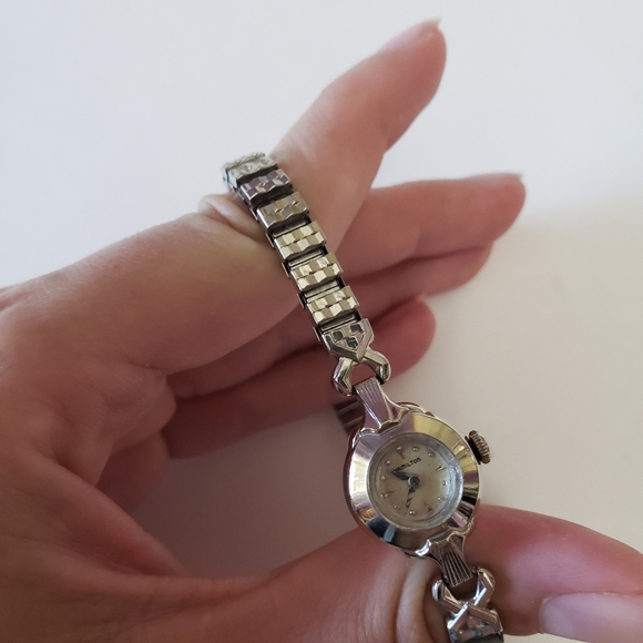 Vintage Lady Hamilton 14K Biggs White Gold Watch - Picture 5 of 16